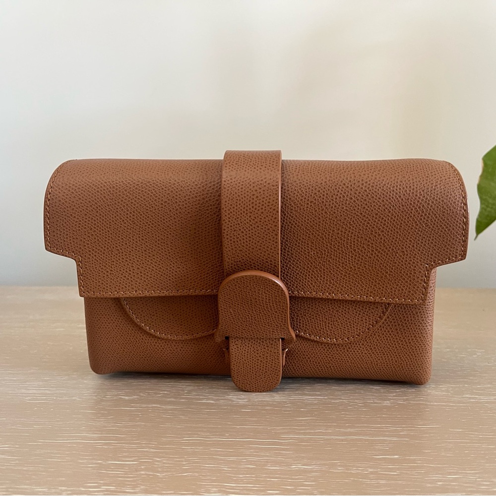 Senreve Tan Leather Mini Bag